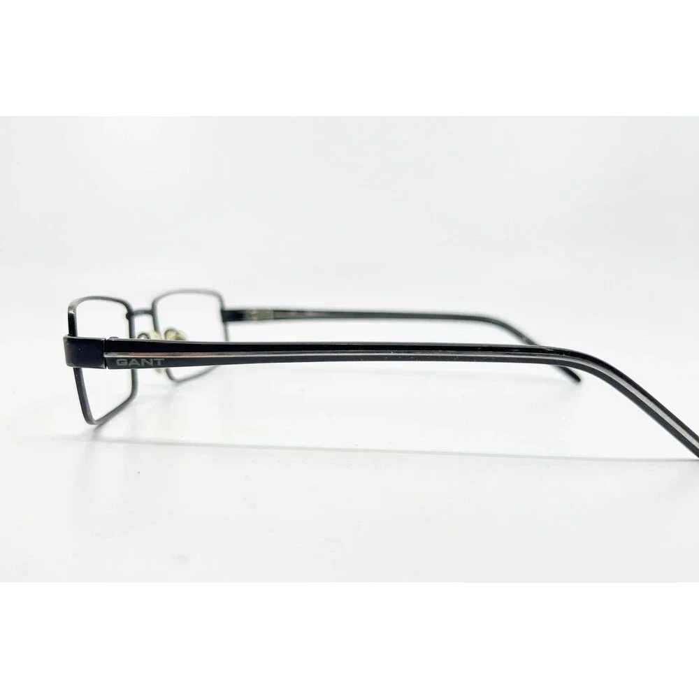 Gant Eyeglasses Mens Black G DAVID SBLK Rectangle Metal Frame 58-20-140